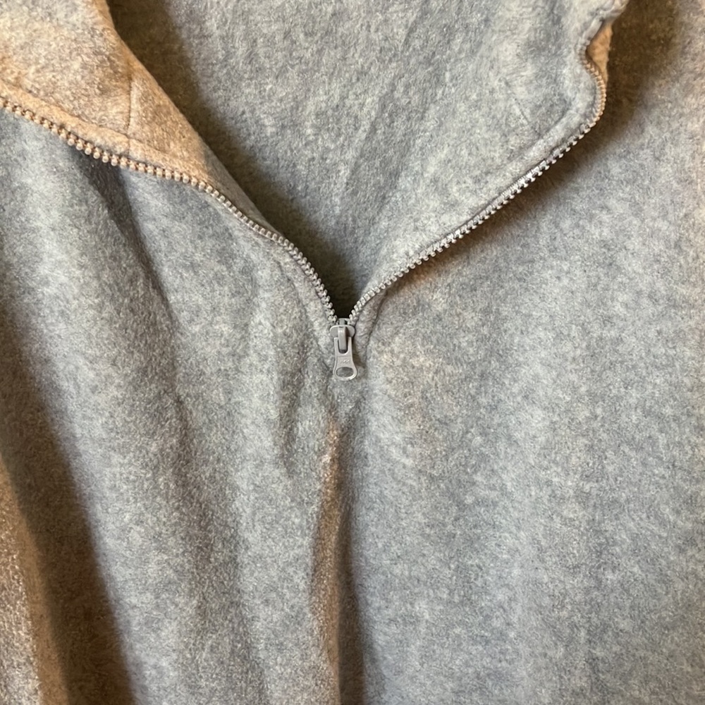 FINAL MARKDOWN Men’s heavyweight blue sky fleece pullover xl - Picture 2 of 3
